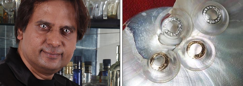 Diamond Contact Lenses