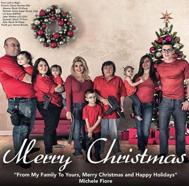 The Fiore family Christmas card