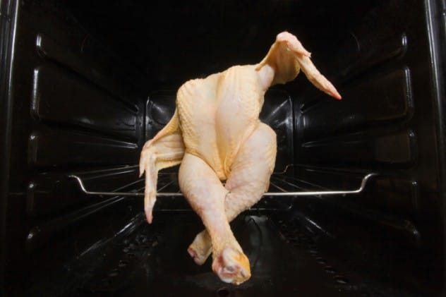 Raw chicken