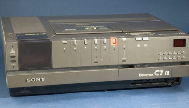 Betamax cassette and player