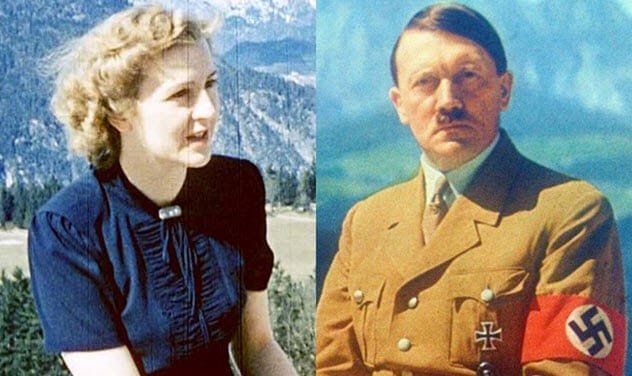 Adolf Hitler and Eva Braun