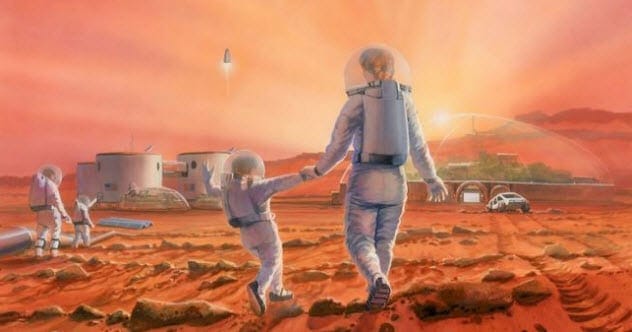 Family on Mars