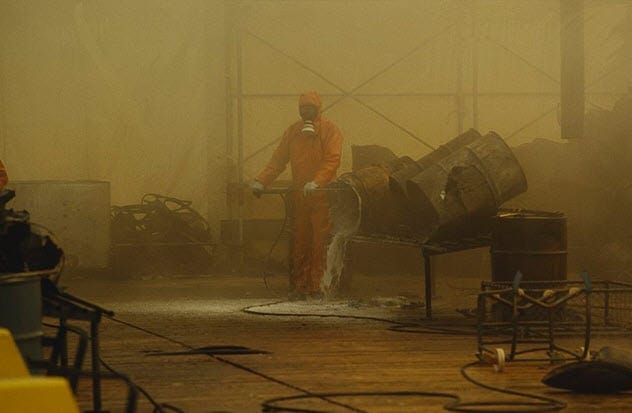 Sandoz chemical spill cleanup