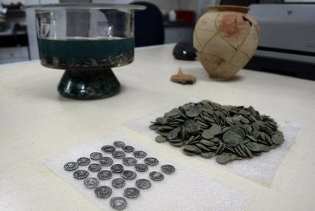 Heap of Roman silver coins found in Serdica