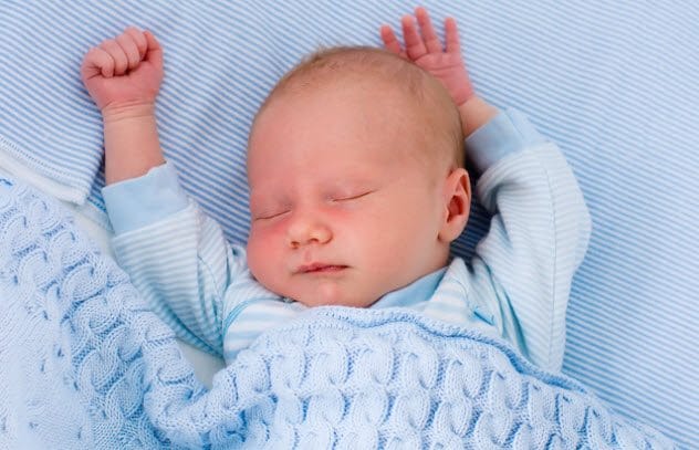 Newborn baby sleeping