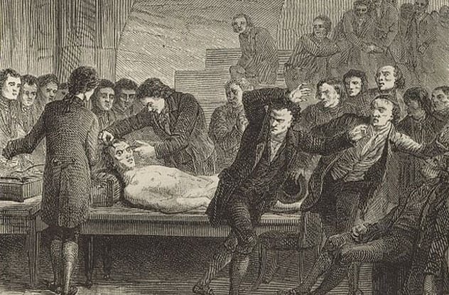 Andrew Ure, known for his dramatic galvanization experiments on a human corpse.