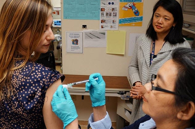 Experimental flu vaccine