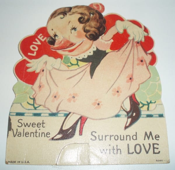 Escaped lab rat valentine card