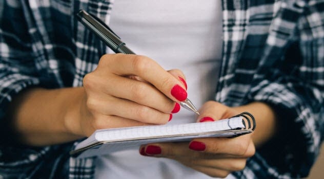 taking notes