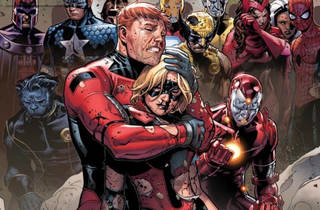 Cassie Lang as the superhero Stature in a dynamic comic pose