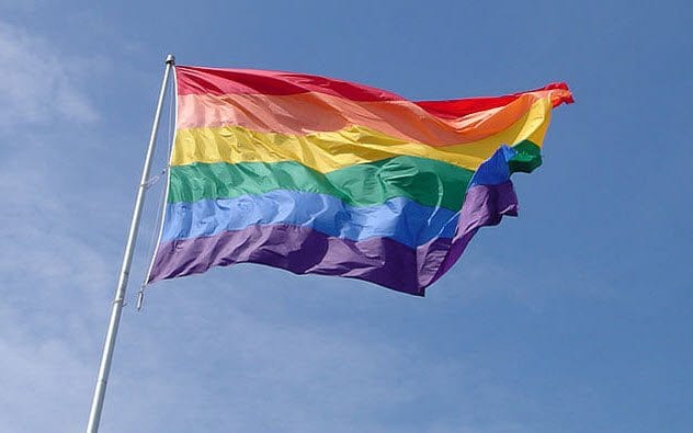 Gay pride flag
