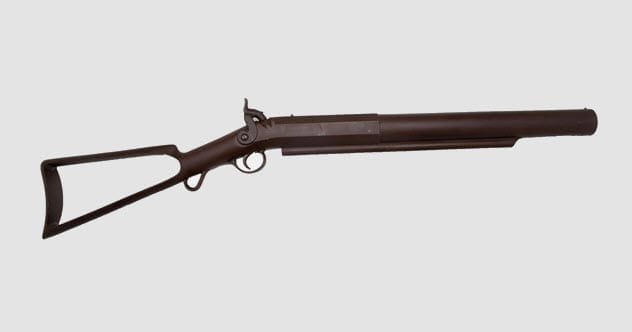 A 19th-century explosive harpoon gun