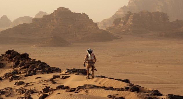 Astronaut on Mars