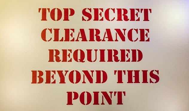 Top secret clearance