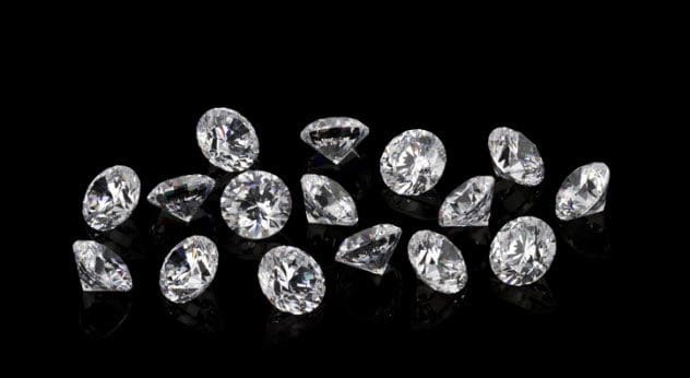 Sparkling diamonds
