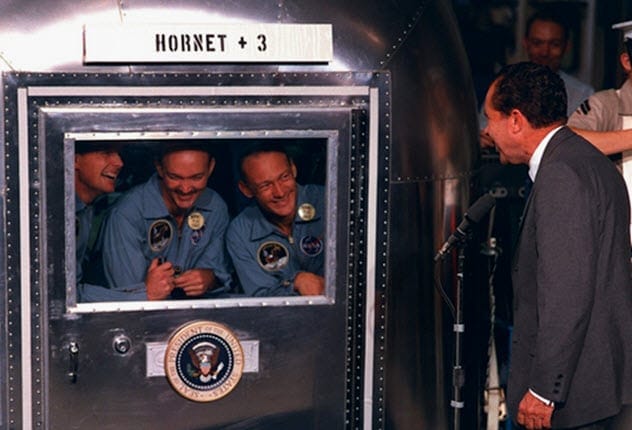 Apollo 11 astronauts in quarantine