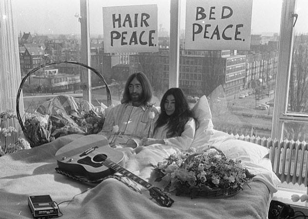 John Lennon and Yoko Ono