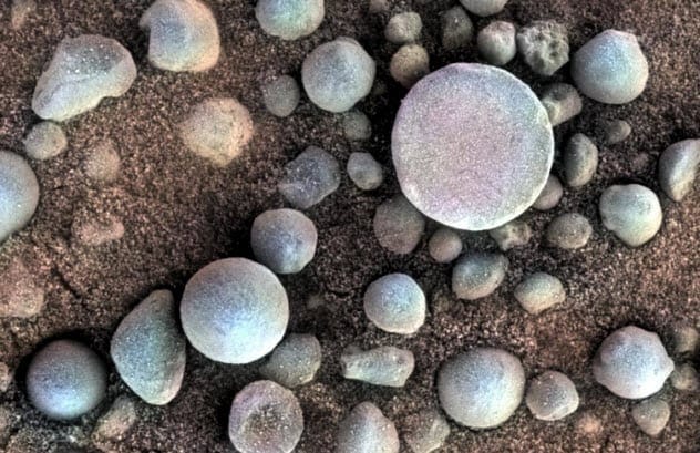 Martian blueberries