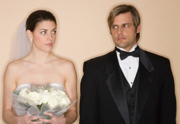Couple breaking up