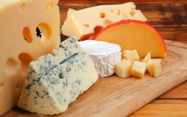 Aged cheeses