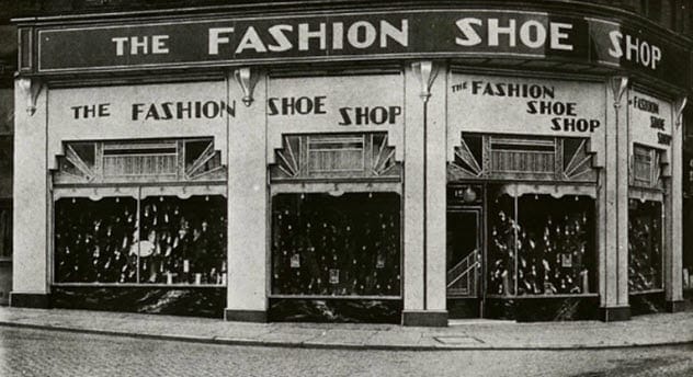 Vintage shoe store