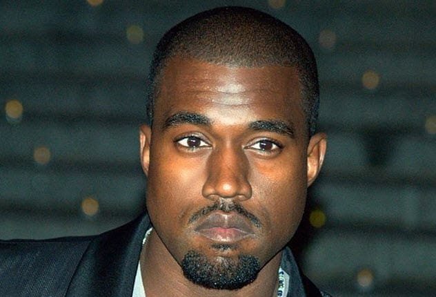 Kanye West looking thoughtful