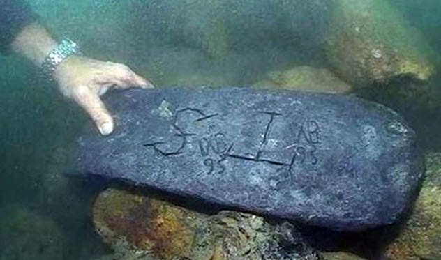 Large silver bar believed to be from Captain Kidd's treasure