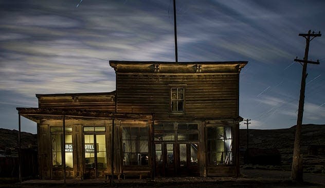Ghost town of Bodie, California