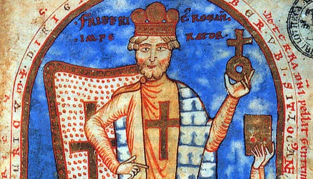 Portrait of Frederick Barbarossa, Holy Roman Emperor