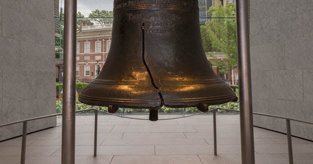 Liberty bell crack