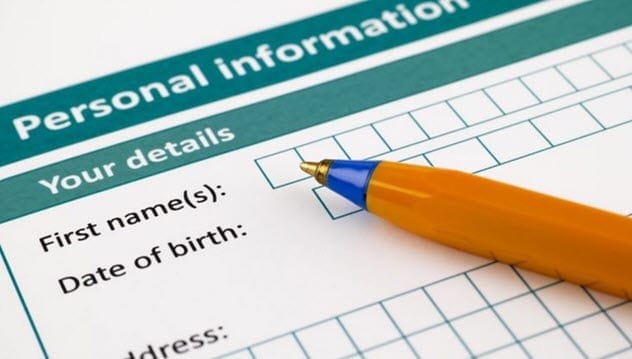 Personal information