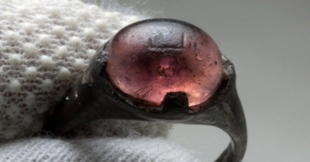 Viking-era silver ring with Kufic inscription
