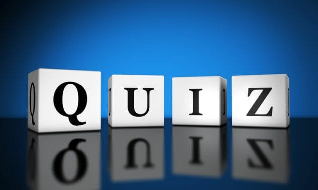A quiz representing the letter Q