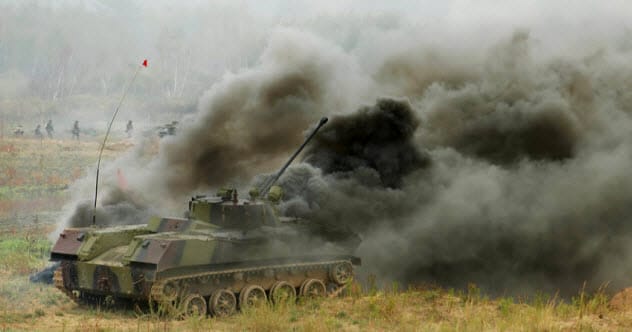 Tank battle