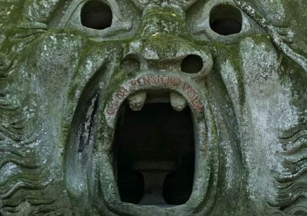 Bomarzo Gardens in Italy