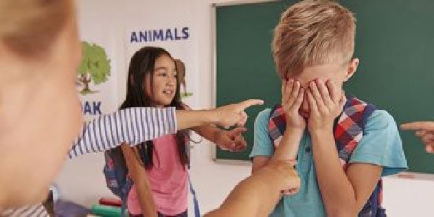 Illustration of childhood bullying