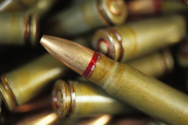 A silhouette in front of a target, representing the death penalty in Belarus