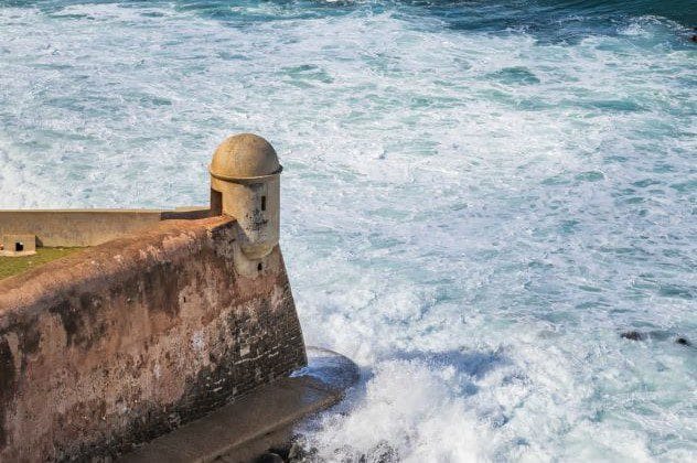 The Devil's Sentry Box at Castillo San Cristobal in San Juan, Puerto Rico