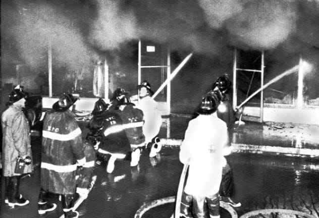 Aftermath of the Gulliver's nightclub fire set by Peter Leonard