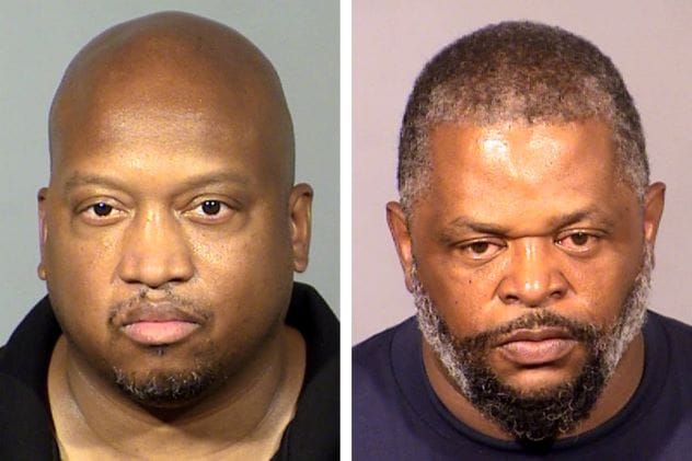 Mugshots of Anthony Williams and Kareem Brock