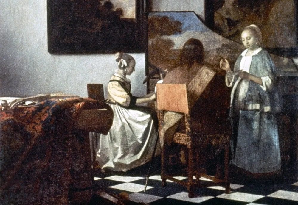 Johannes Vermeer's painting, The Concert