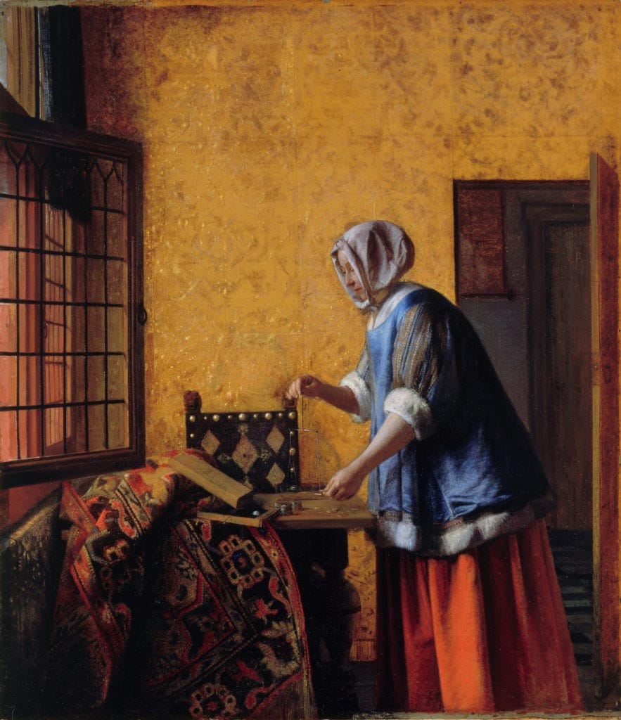 conservators found the painter’s name hidden on a window frame
