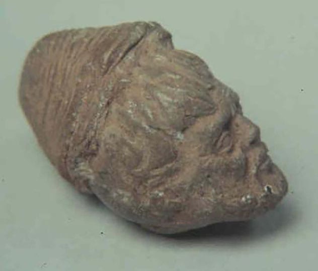 Roman terracotta head