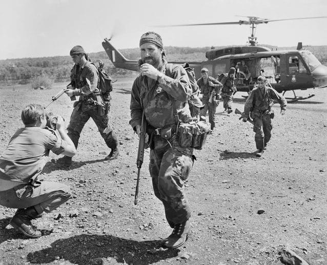 SAS soldiers returning from patrol in Nui Dat