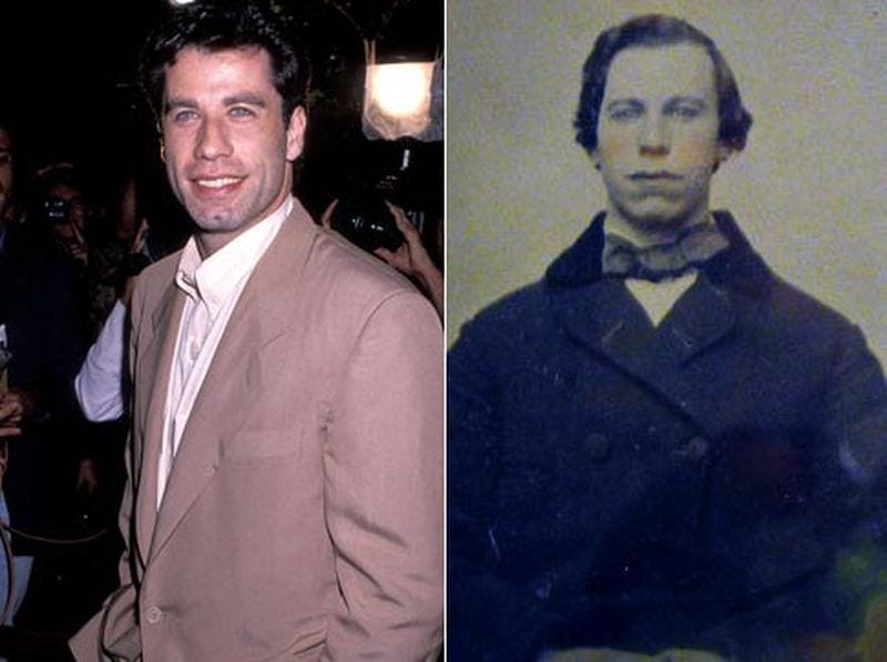 John Travolta lookalike from the 1860s