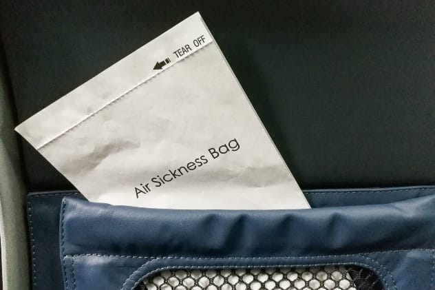 Air sickness bags collection
