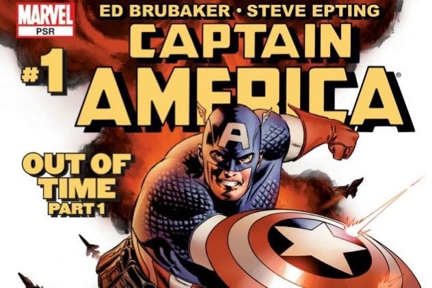Cover of Captain America #1 comic book from the Allentown Pedigree collection