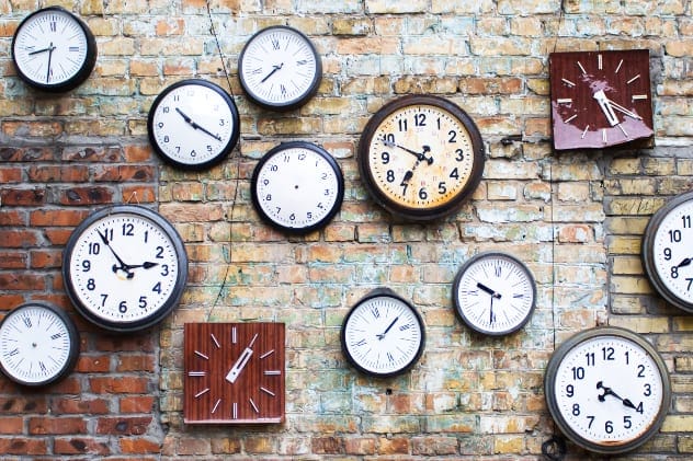 Large collection of clocks