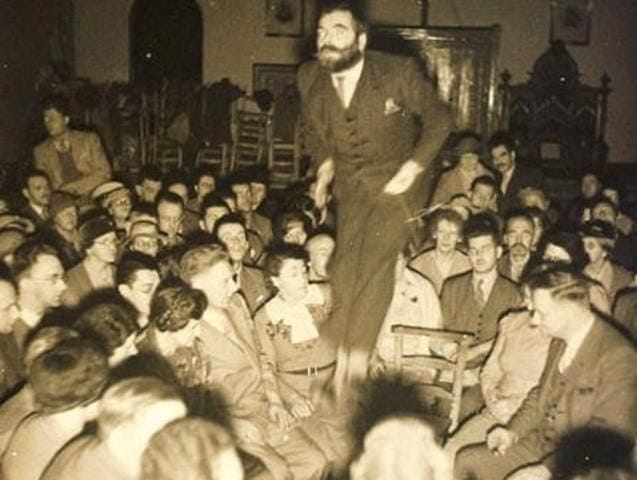 Colin Evans supposedly levitating