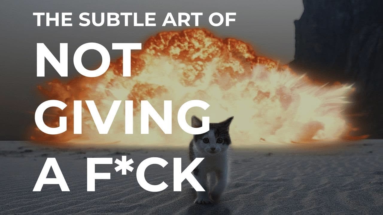 The Subtle Art of Not Giving a F*ck Book Cover